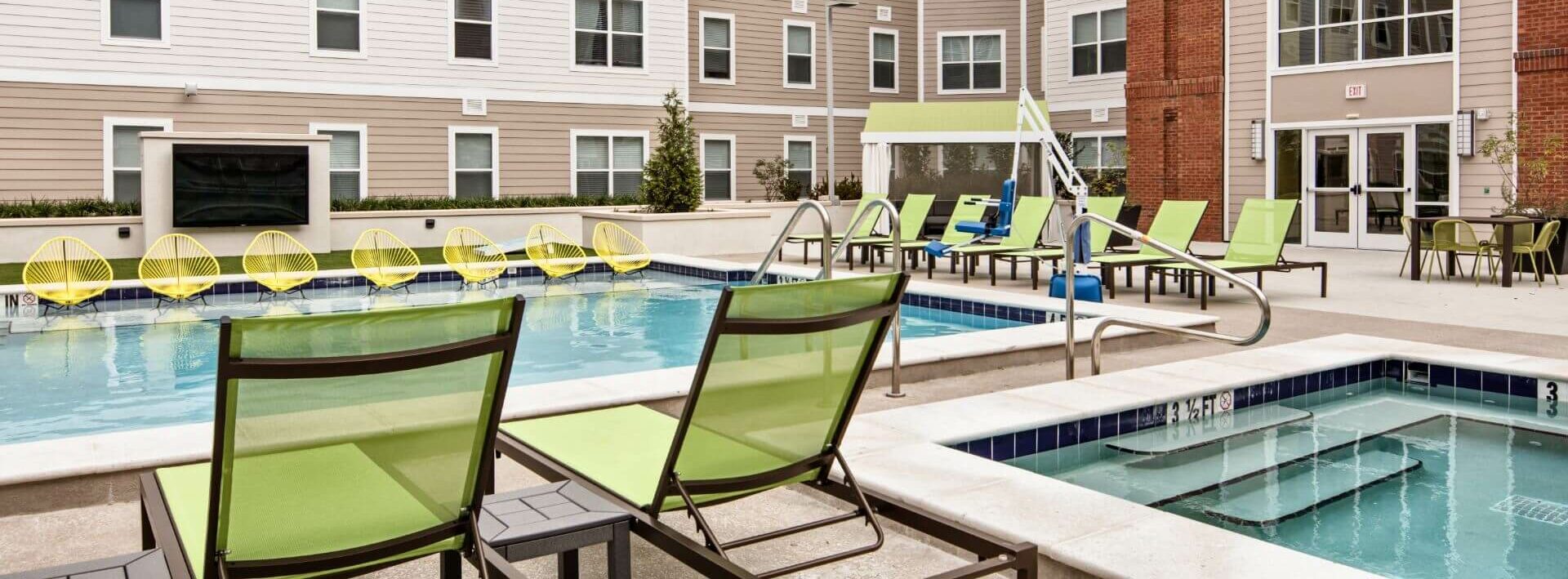 pool area at west & wright apartments