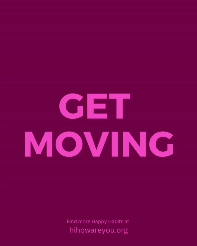Being active can actively calm your mind. Physical exercise releases endorphins, lowers stress, reduces anxiety and improves sleep, which all has a positive impact on your mental health. So whether it’s an impromptu dance party, a walk around the block, or joining a local gym, you can use exercise to strengthen your overall well-being. More tools, podcasts, and #HappyHabits resources from Hi, How Are You Project to help you get moving. #mentalhealthmatters #hihowareyou #mentalhealthawarenessmonth Campus Advantage